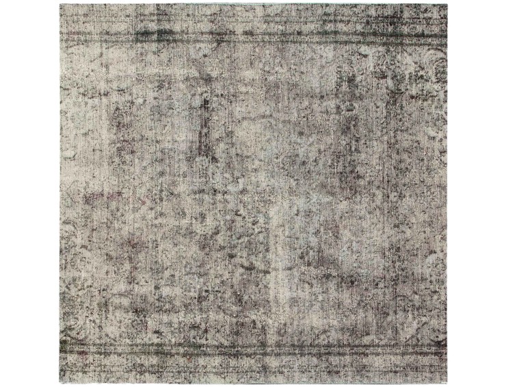 Groen Perzië Perzisch Vintage Tapijt 190 x 190 cm