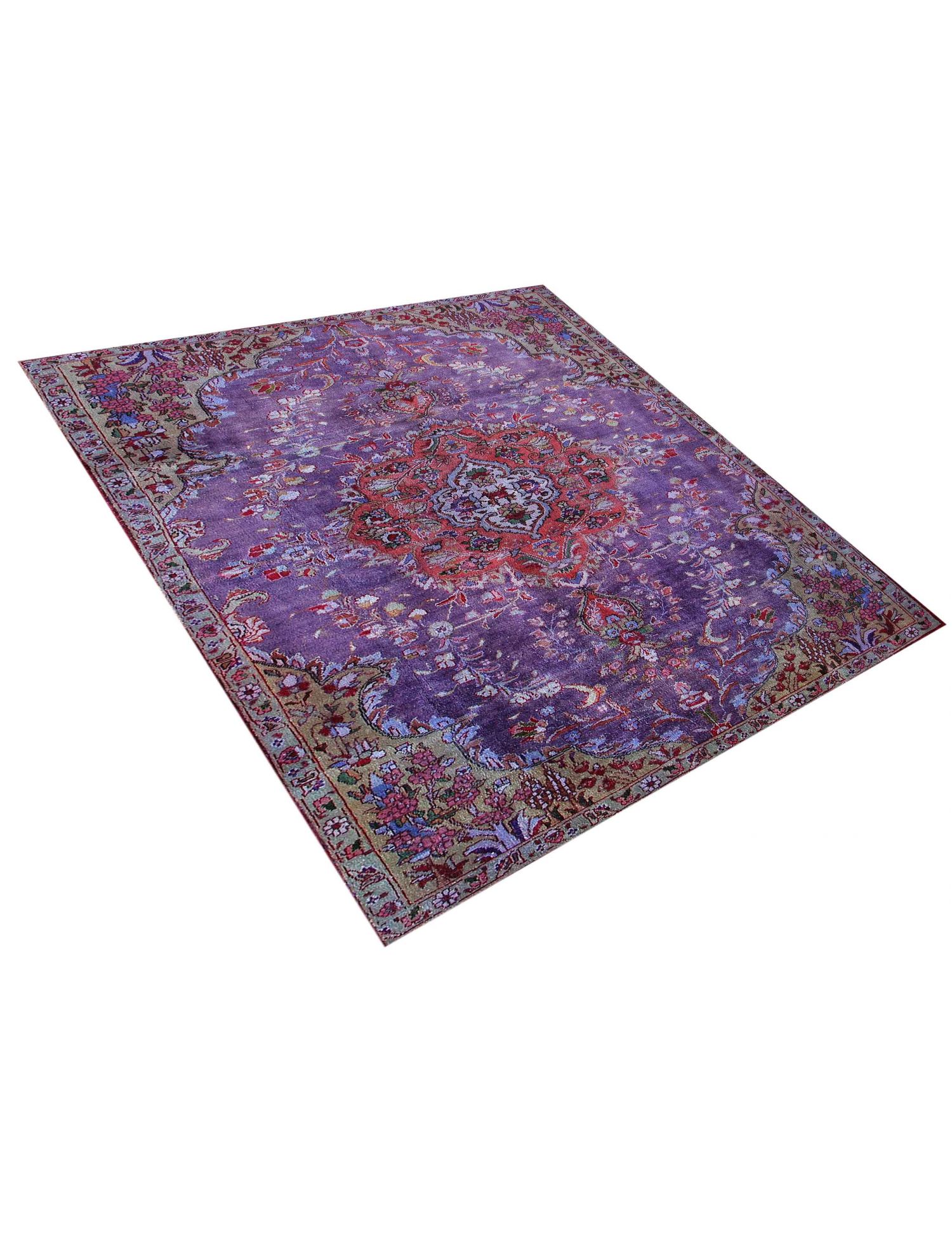 Tappeto vintage persiano  viola <br/>247 x 152 cm
