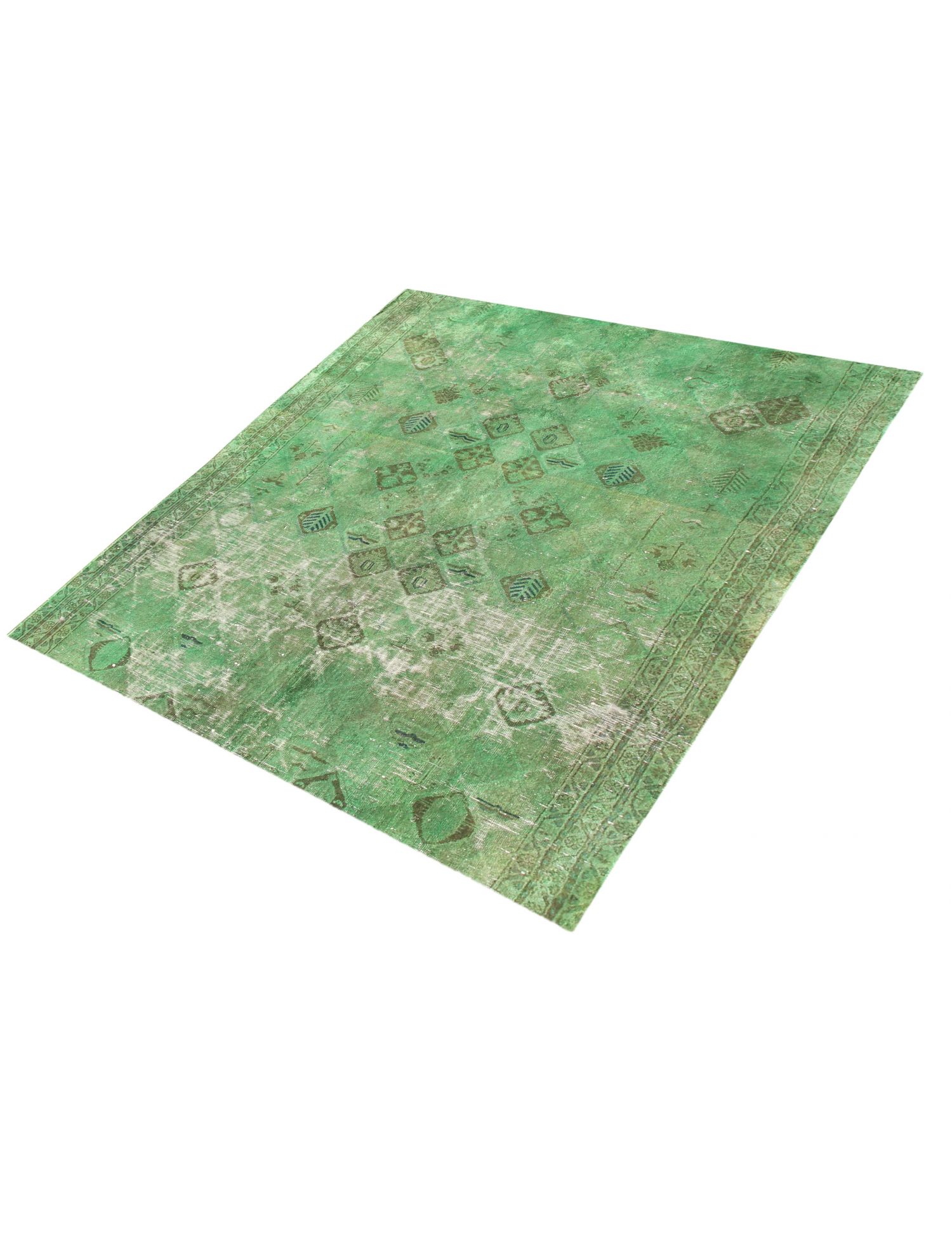 Tappeto vintage persiano  verde <br/>180 x 180 cm