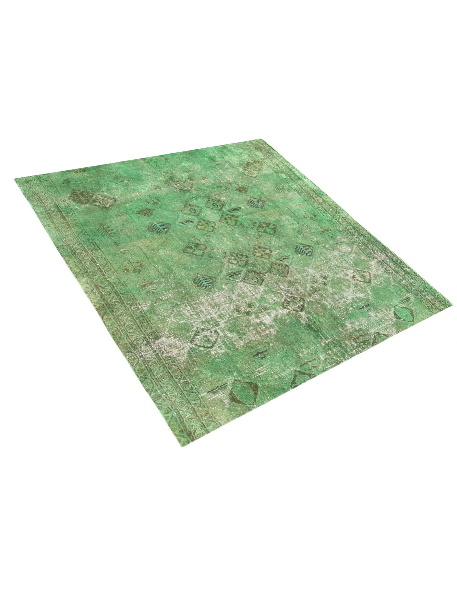 Tappeto vintage persiano  verde <br/>180 x 180 cm