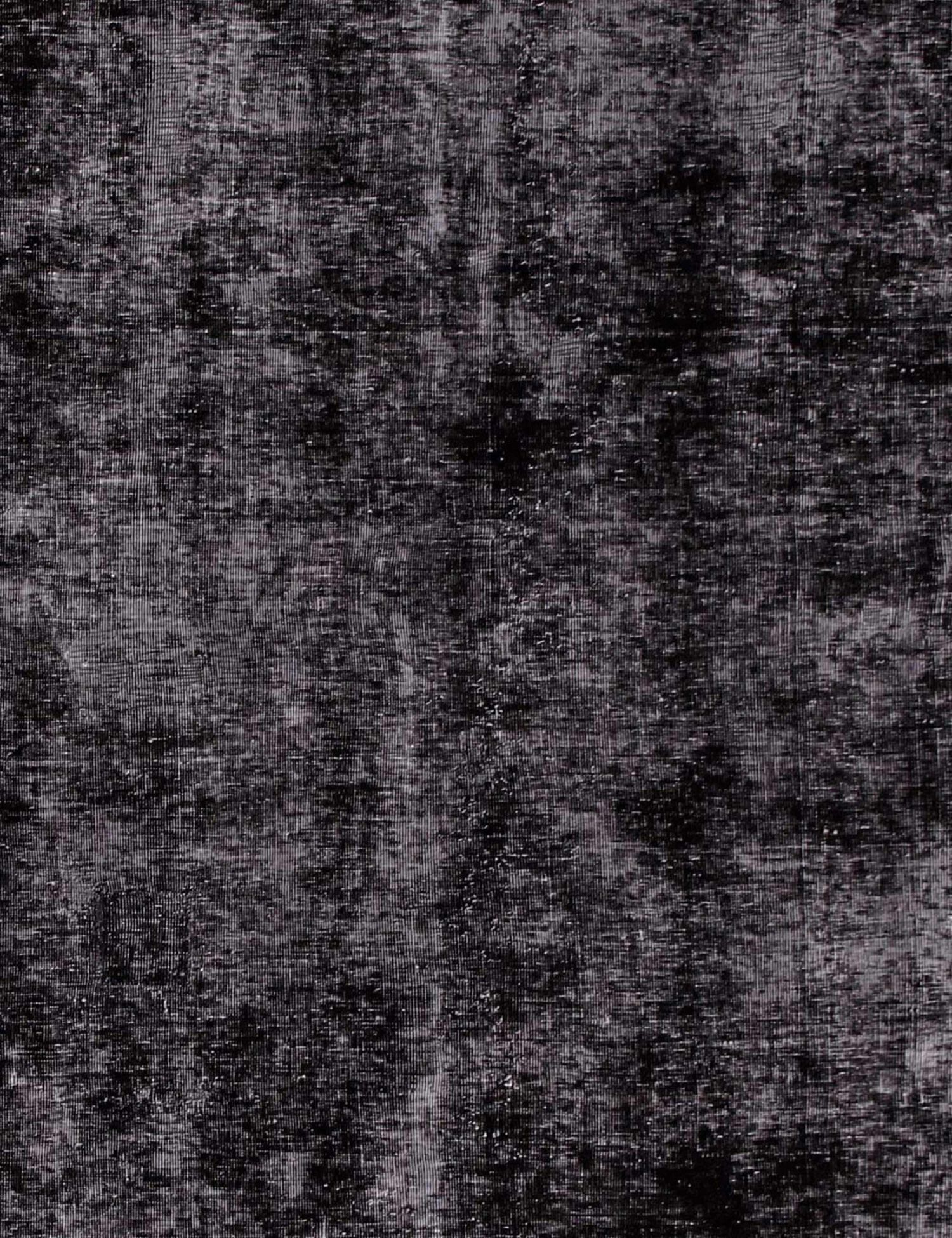 Persischer Vintage Teppich  schwarz <br/>200 x 200 cm