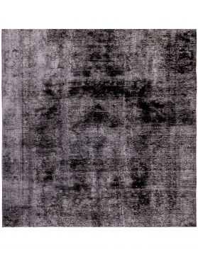 Tappeto vintage persiano  nero <br/>177 x 177 cm