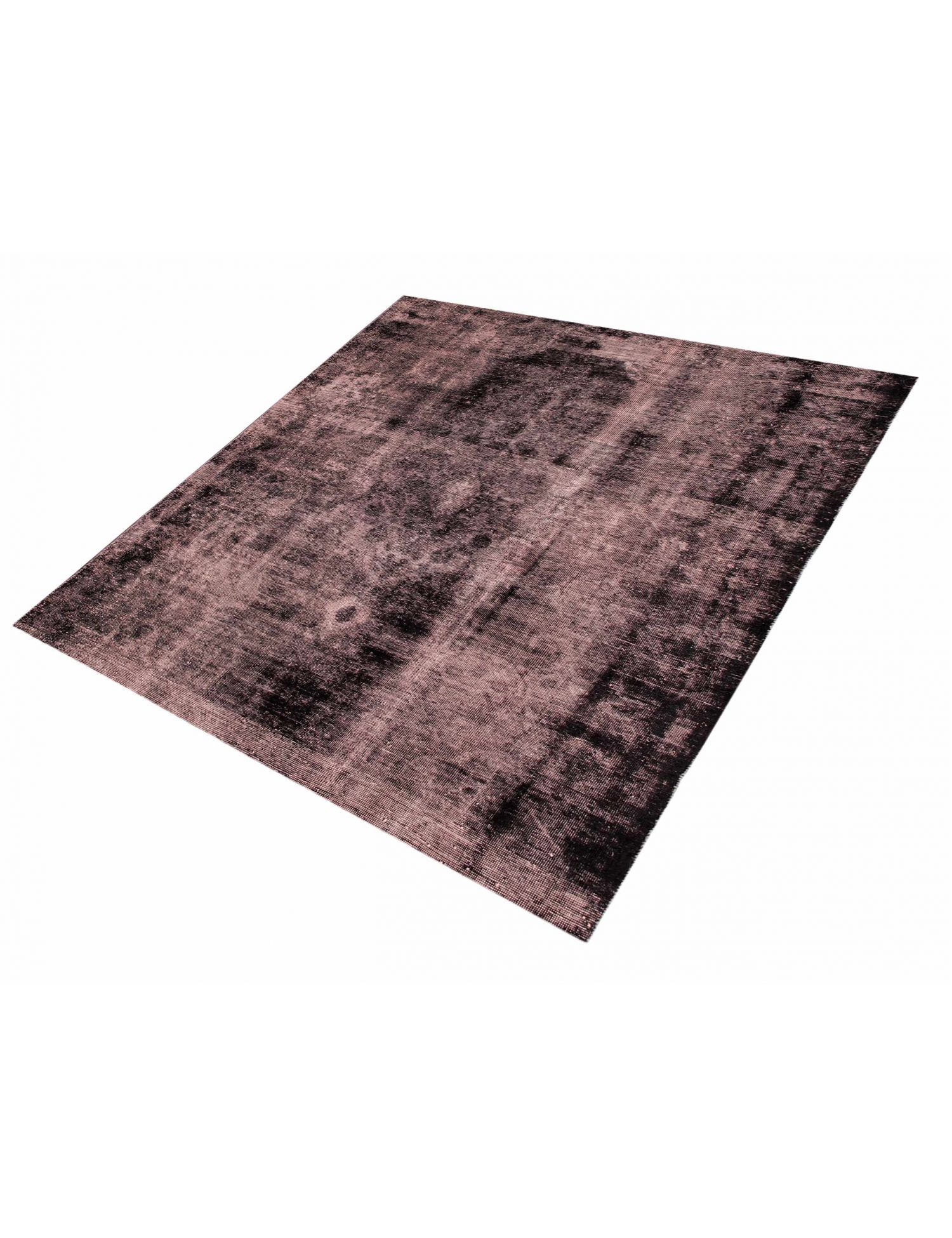 Persischer Vintage Teppich  schwarz <br/>183 x 183 cm