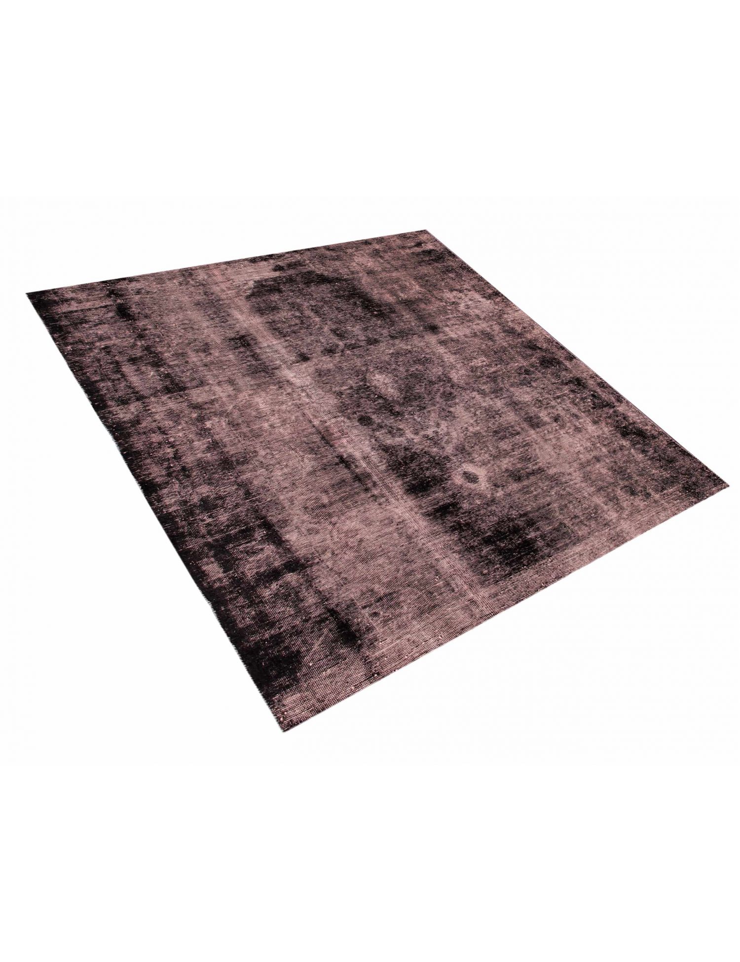 Persischer Vintage Teppich  schwarz <br/>183 x 183 cm