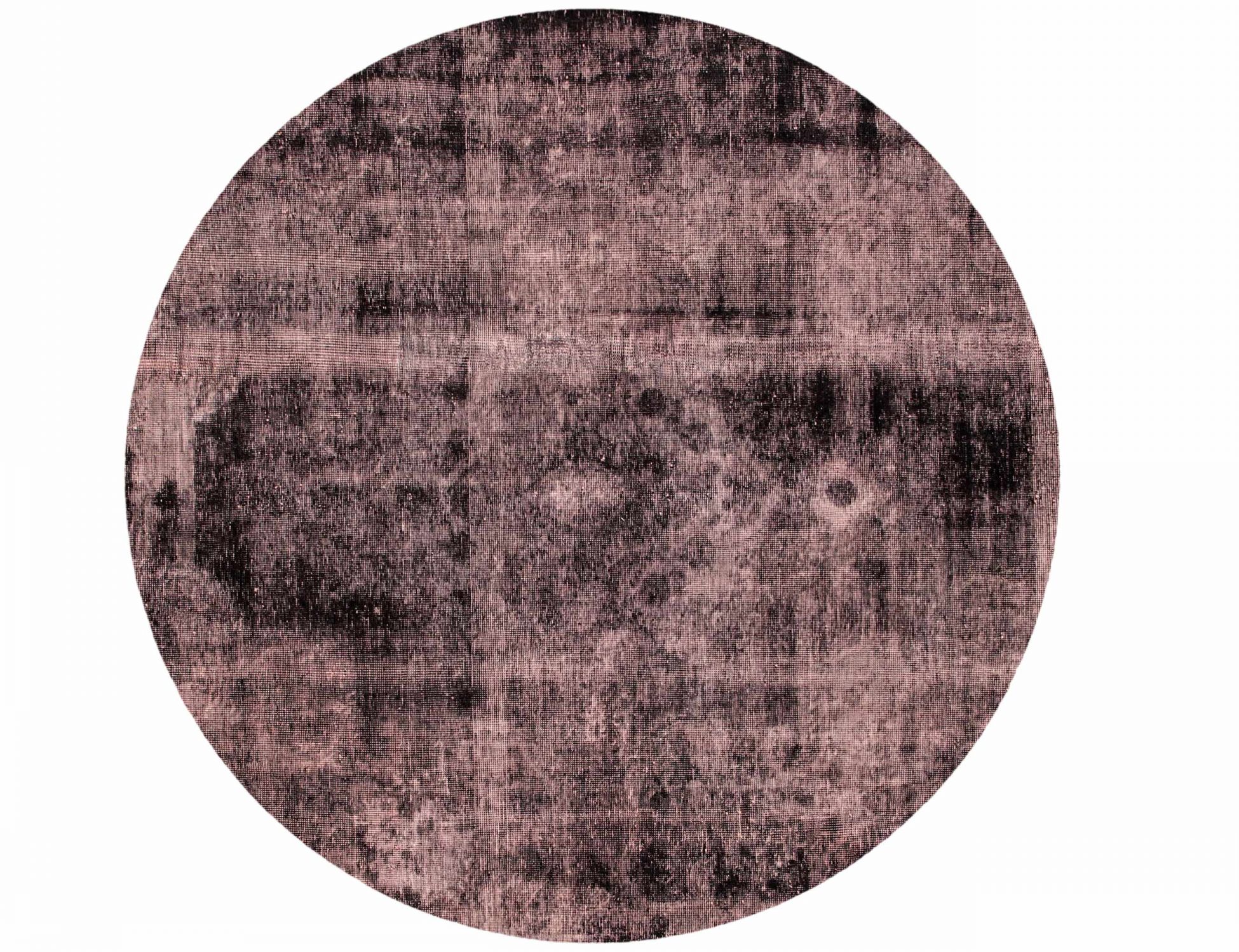 Persischer Vintage Teppich  schwarz <br/>183 x 183 cm