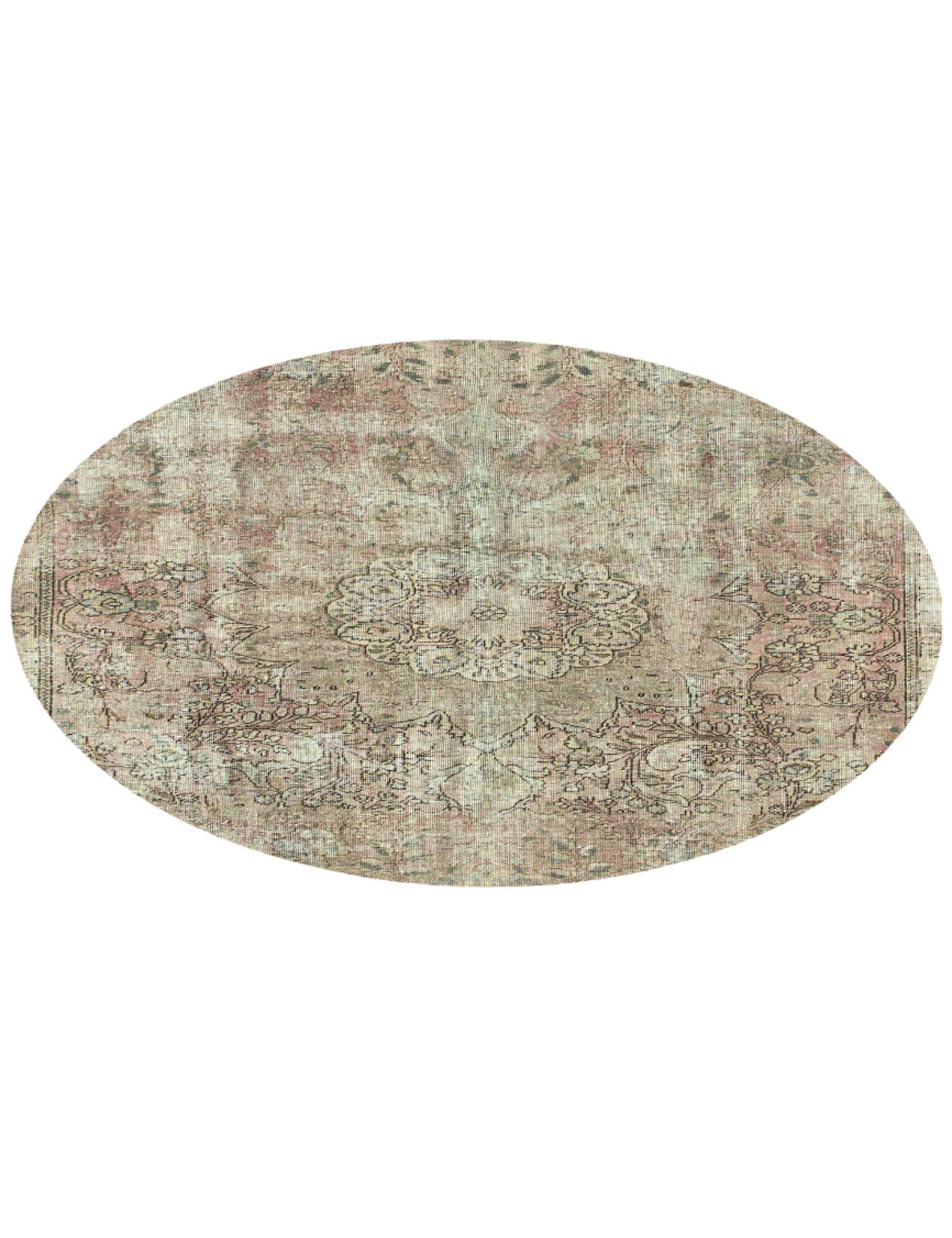 Rund  Vintage Teppich  grün <br/>192 x 192 cm