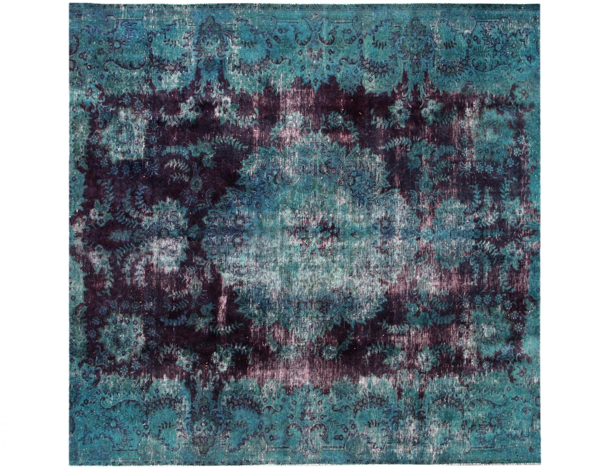 Tappeto vintage persiano  viola <br/>210 x 210 cm