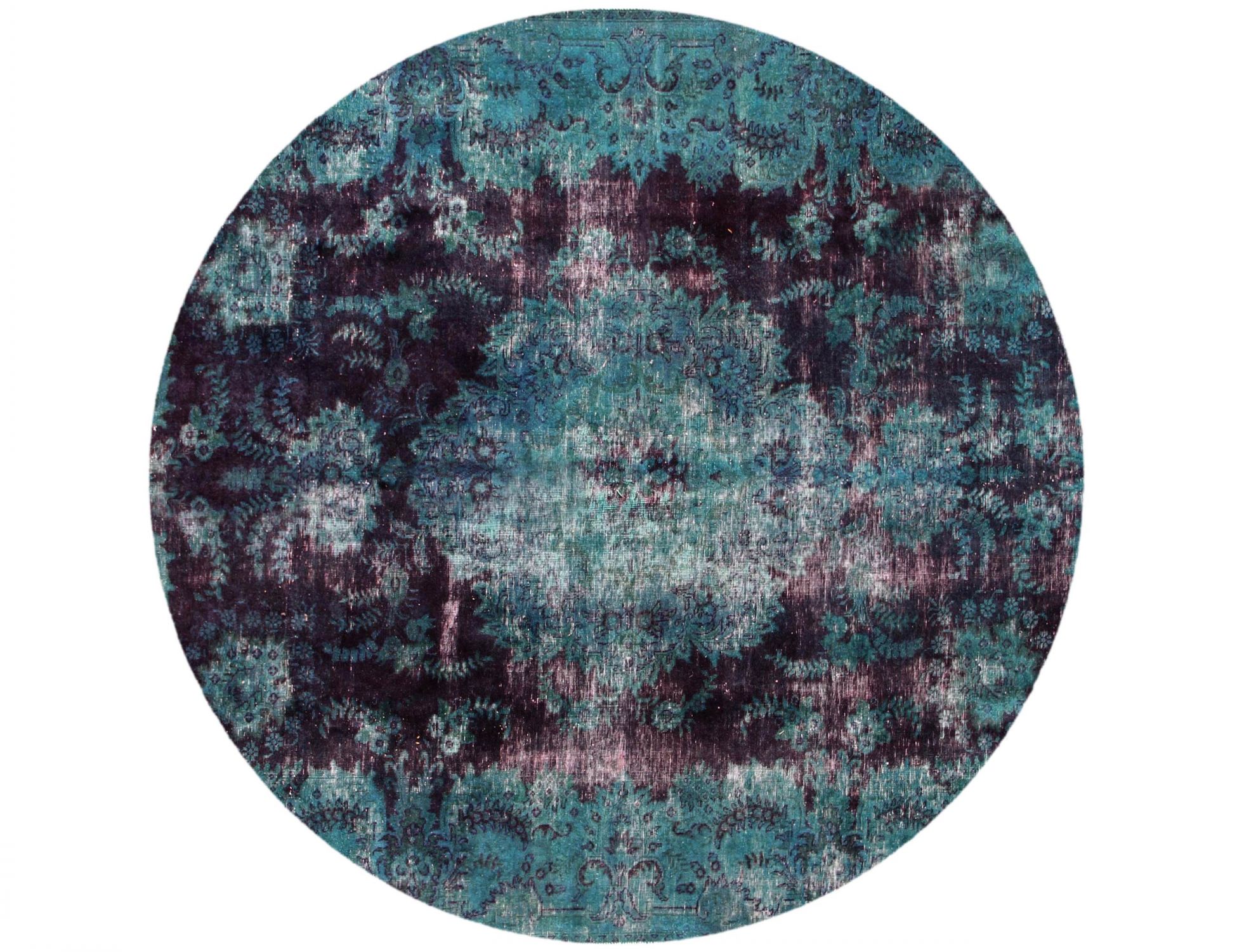 Persischer Vintage Teppich  lila <br/>210 x 210 cm