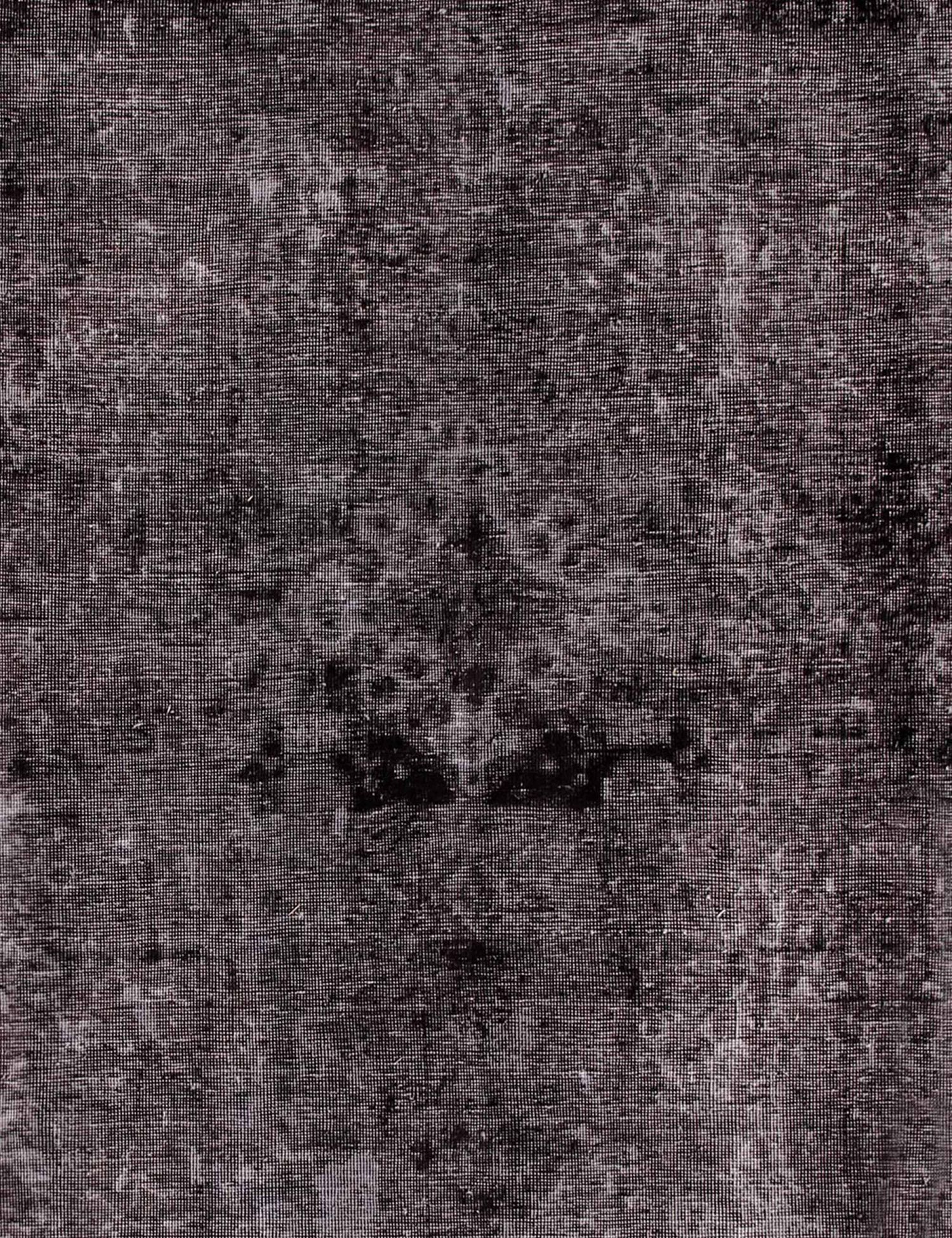 Persischer Vintage Teppich  schwarz <br/>222 x 222 cm