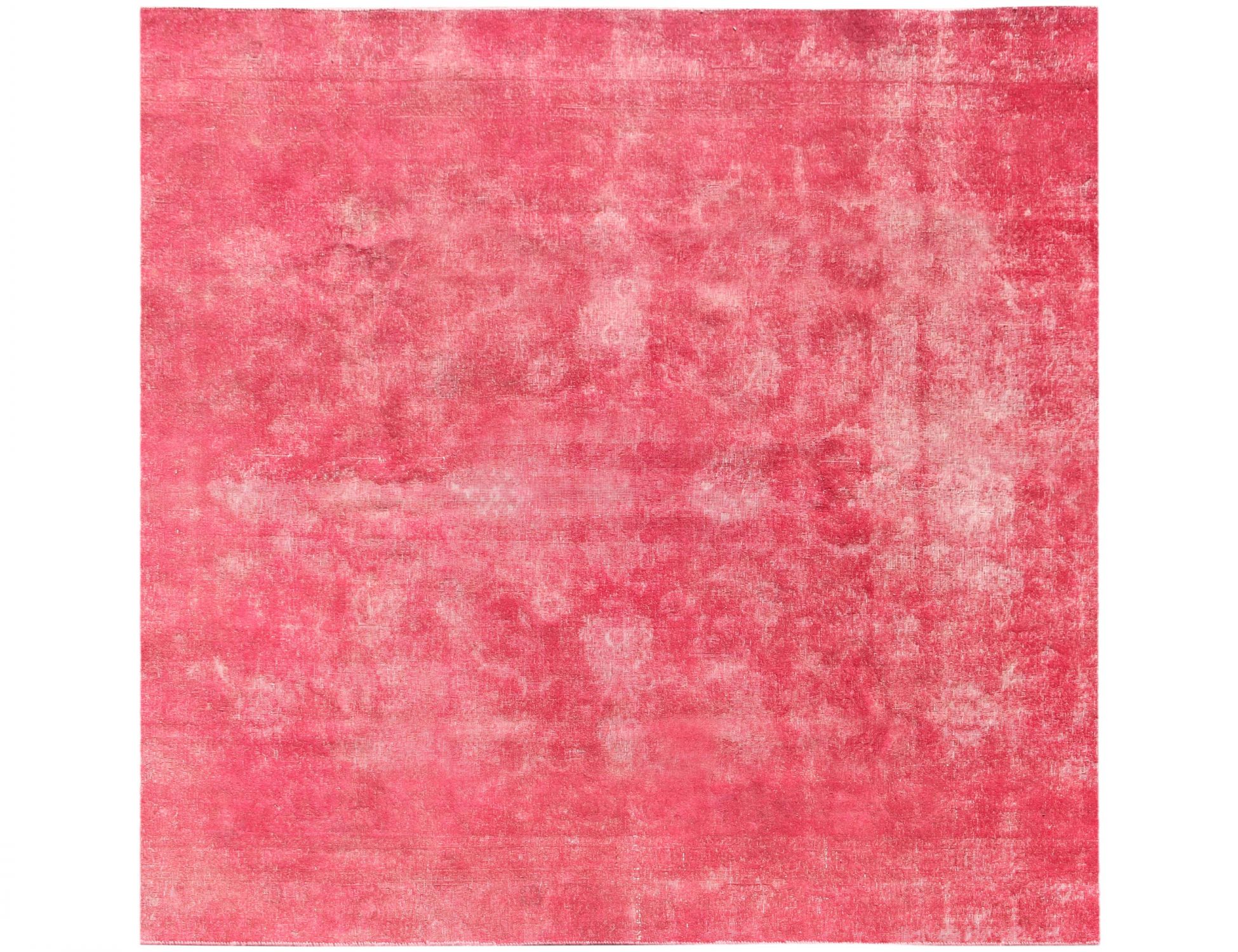 Persischer Vintage Teppich  rosa <br/>220 x 220 cm