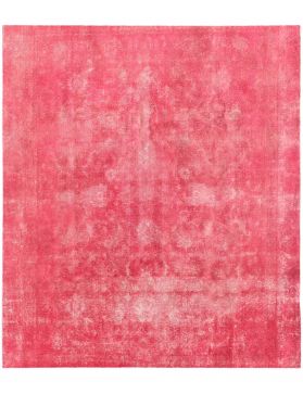 Persischer Vintage Teppich 270 x 220 rosa