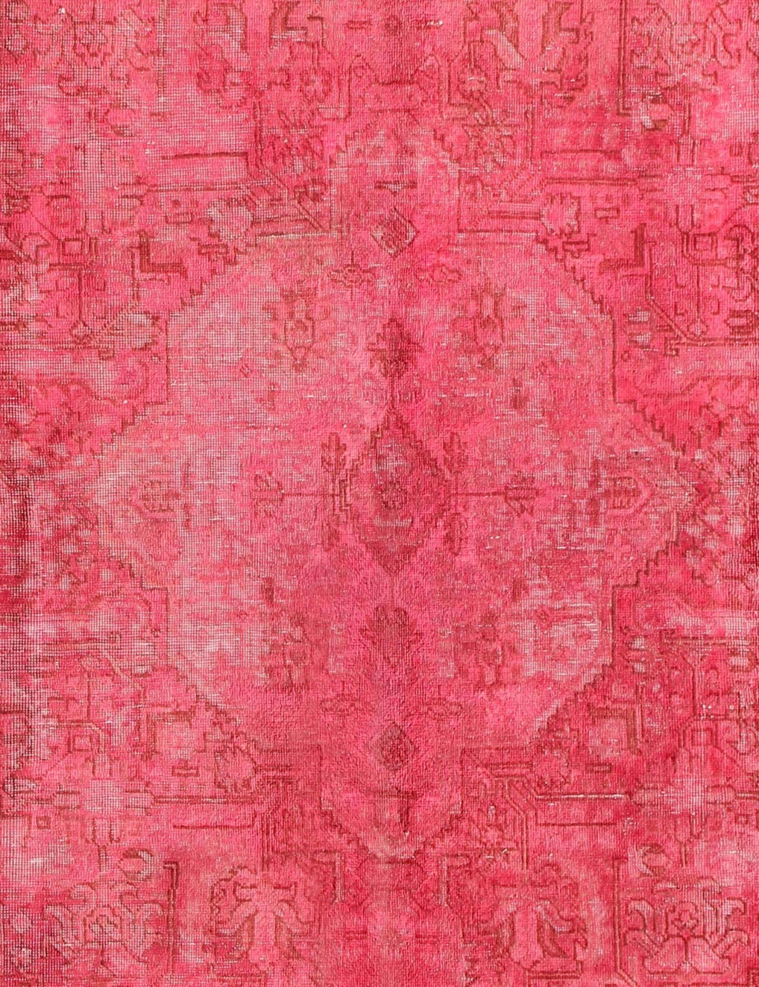 Persischer Vintage Teppich  rosa <br/>195 x 195 cm