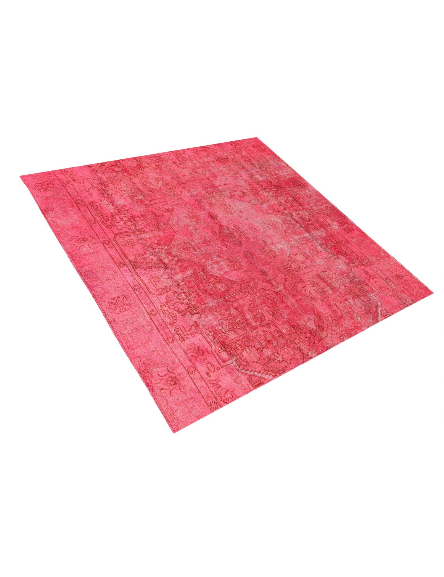 Tappeto vintage persiano  rosa <br/>195 x 195 cm