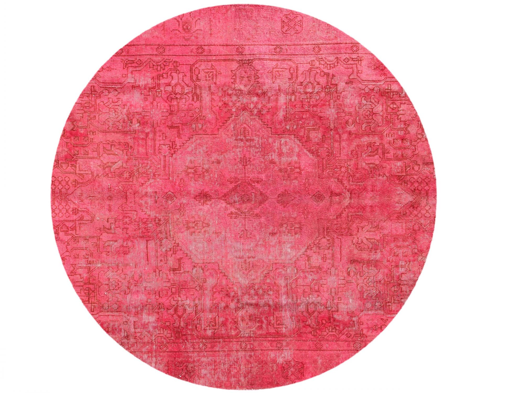 Tappeto vintage persiano  rosa <br/>195 x 195 cm