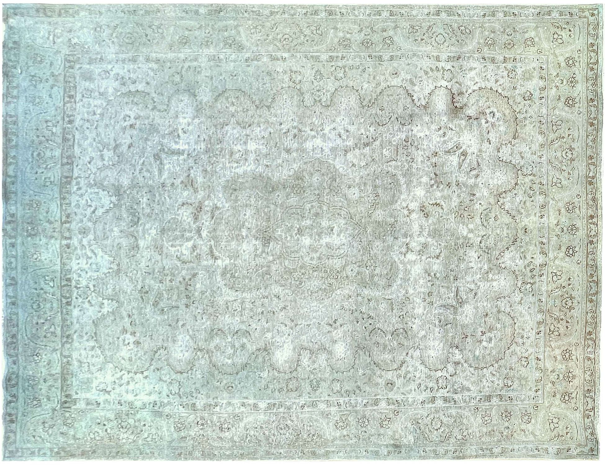 Tappeto vintage persiano  verde <br/>390 x 290 cm
