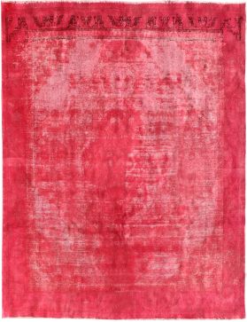 Persischer Vintage Teppich 380 x 292 rosa