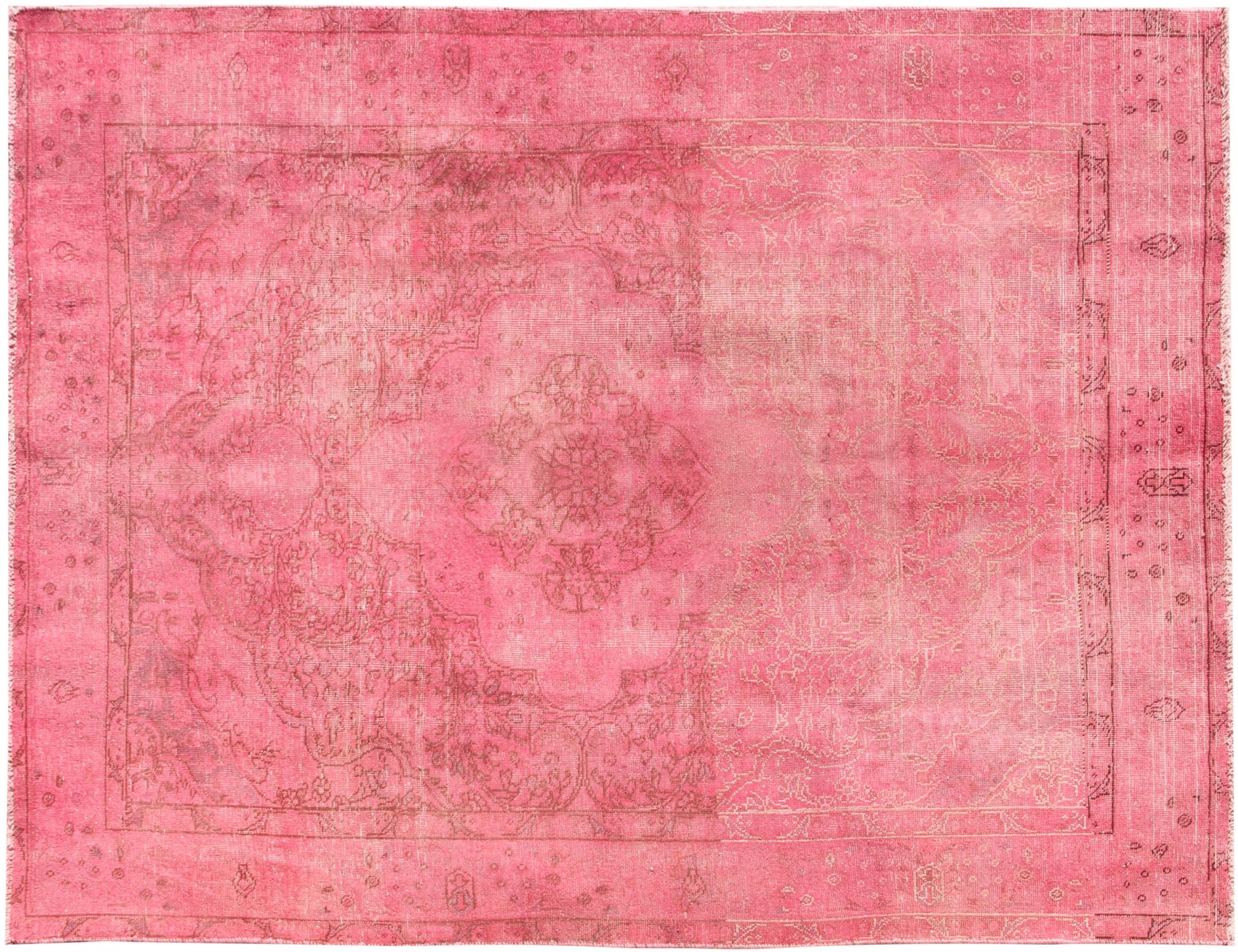 Tappeto vintage persiano  rosa <br/>283 x 195 cm