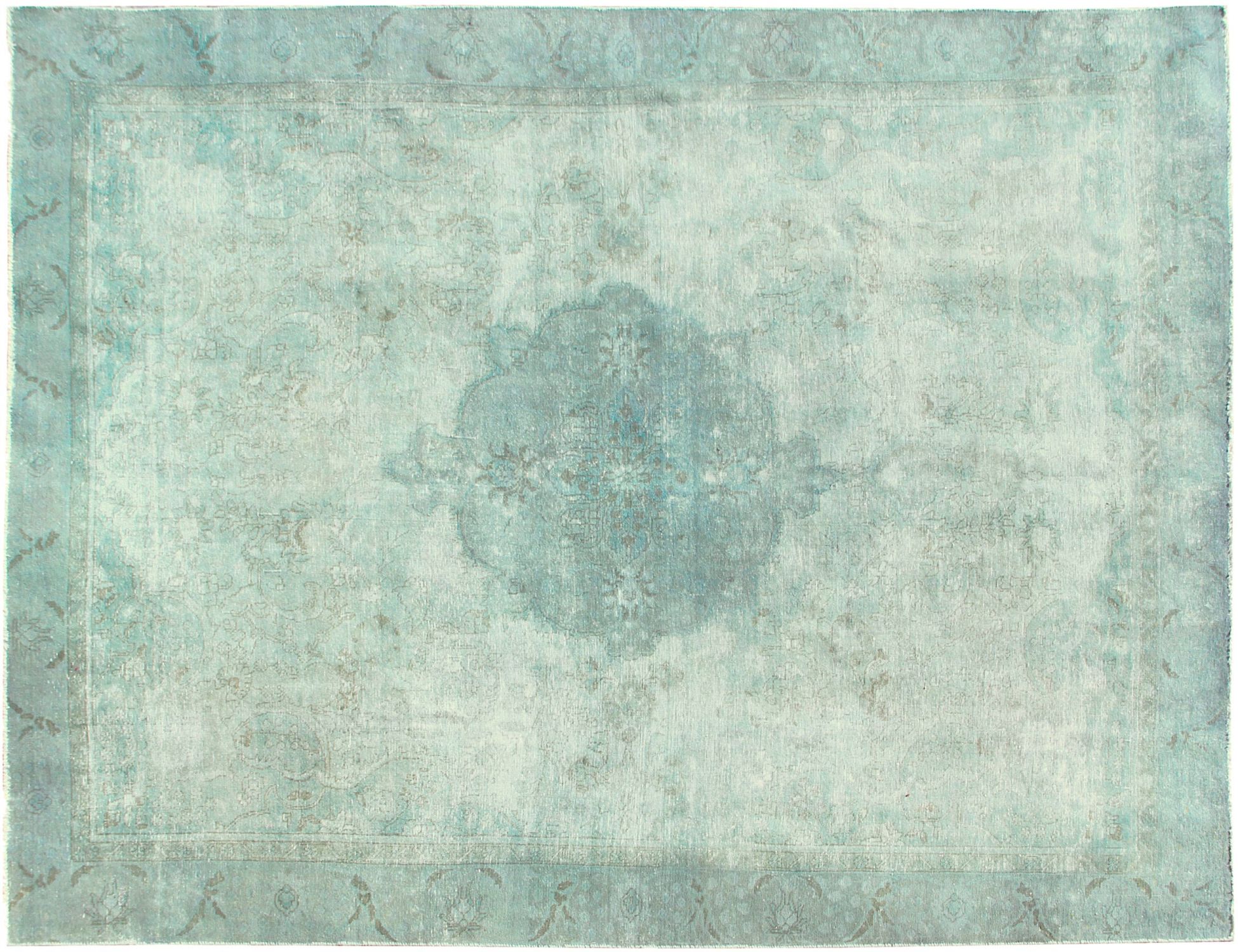 Tappeto vintage persiano  verde <br/>382 x 272 cm