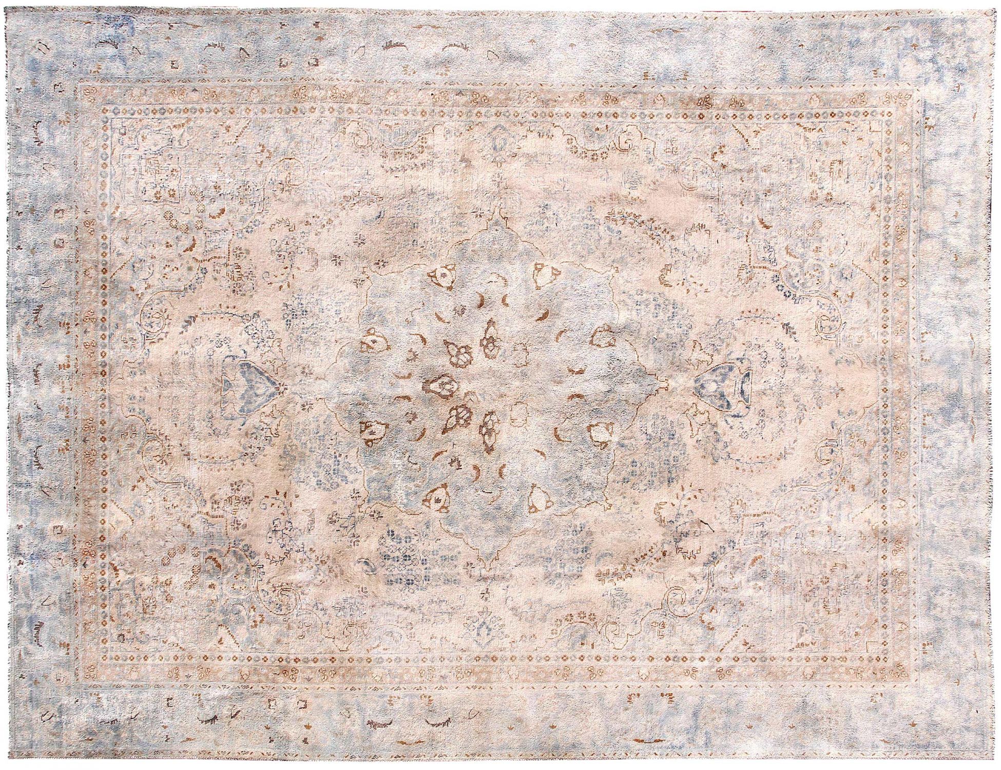 Retro Perserteppich  blau <br/>360 x 260 cm