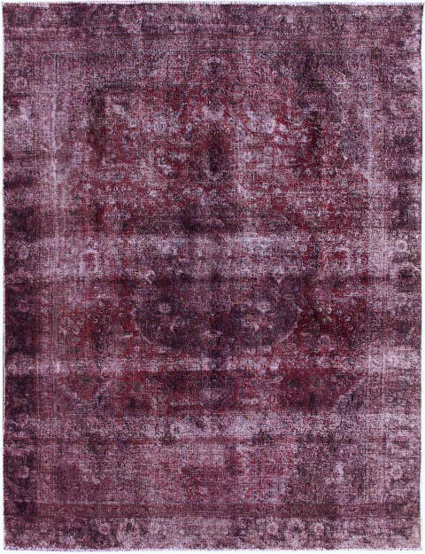 Lila Persien Persischer Vintage Teppich 330 x 227 cm