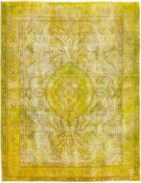Tappeto vintage persiano 294 x 210 verde
