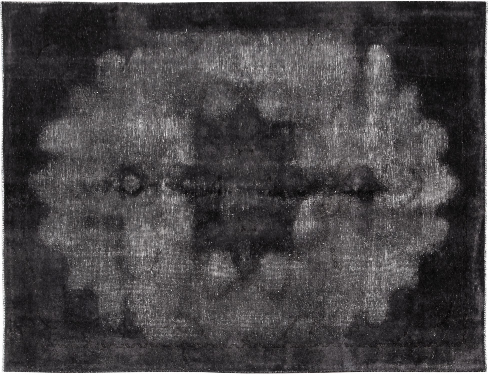 Persischer Vintage Teppich  schwarz <br/>240 x 148 cm