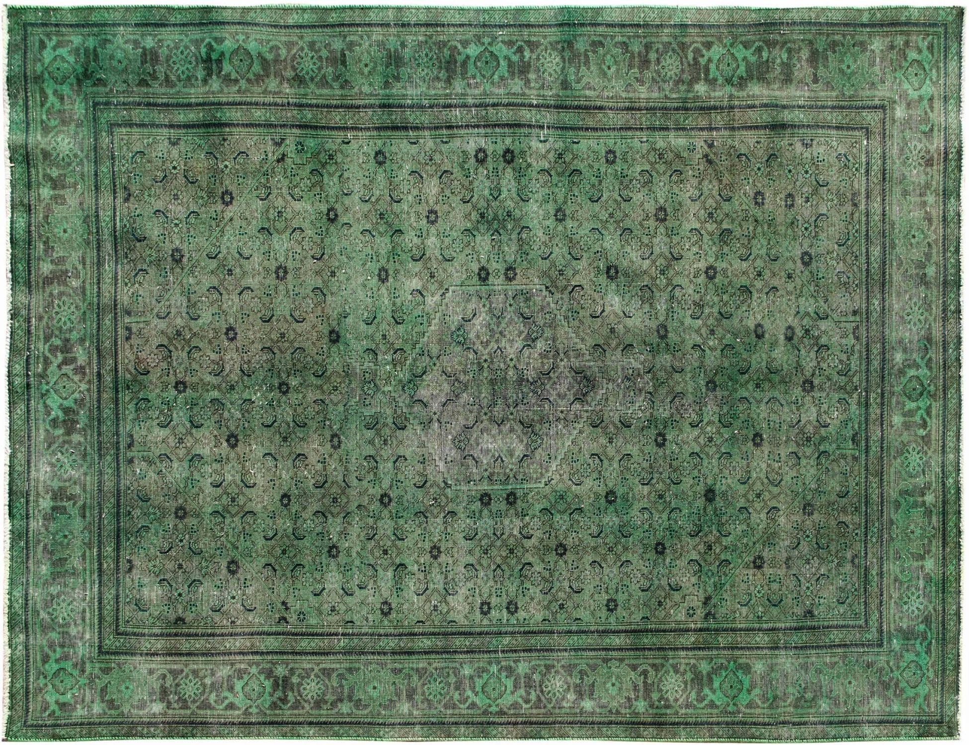 Perzisch Vintage Tapijt  groen <br/>313 x 213 cm