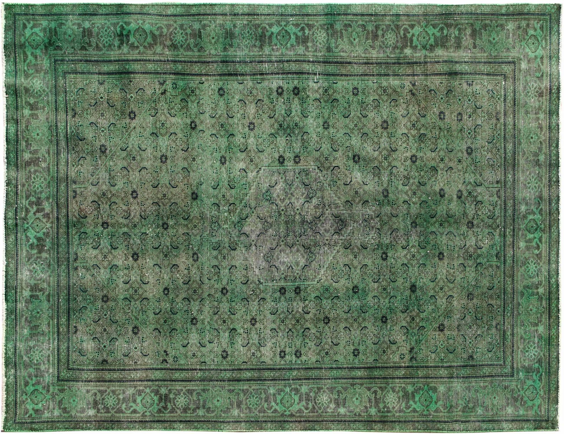 Tappeto vintage persiano  verde <br/>313 x 213 cm