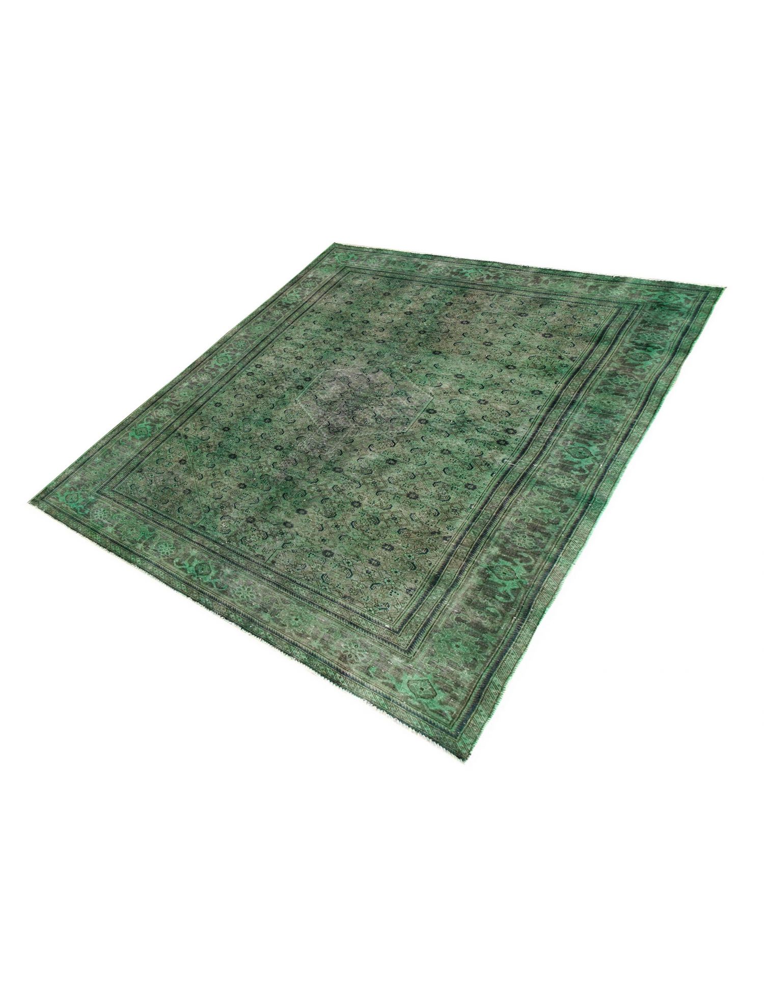 Tappeto vintage persiano  verde <br/>313 x 213 cm