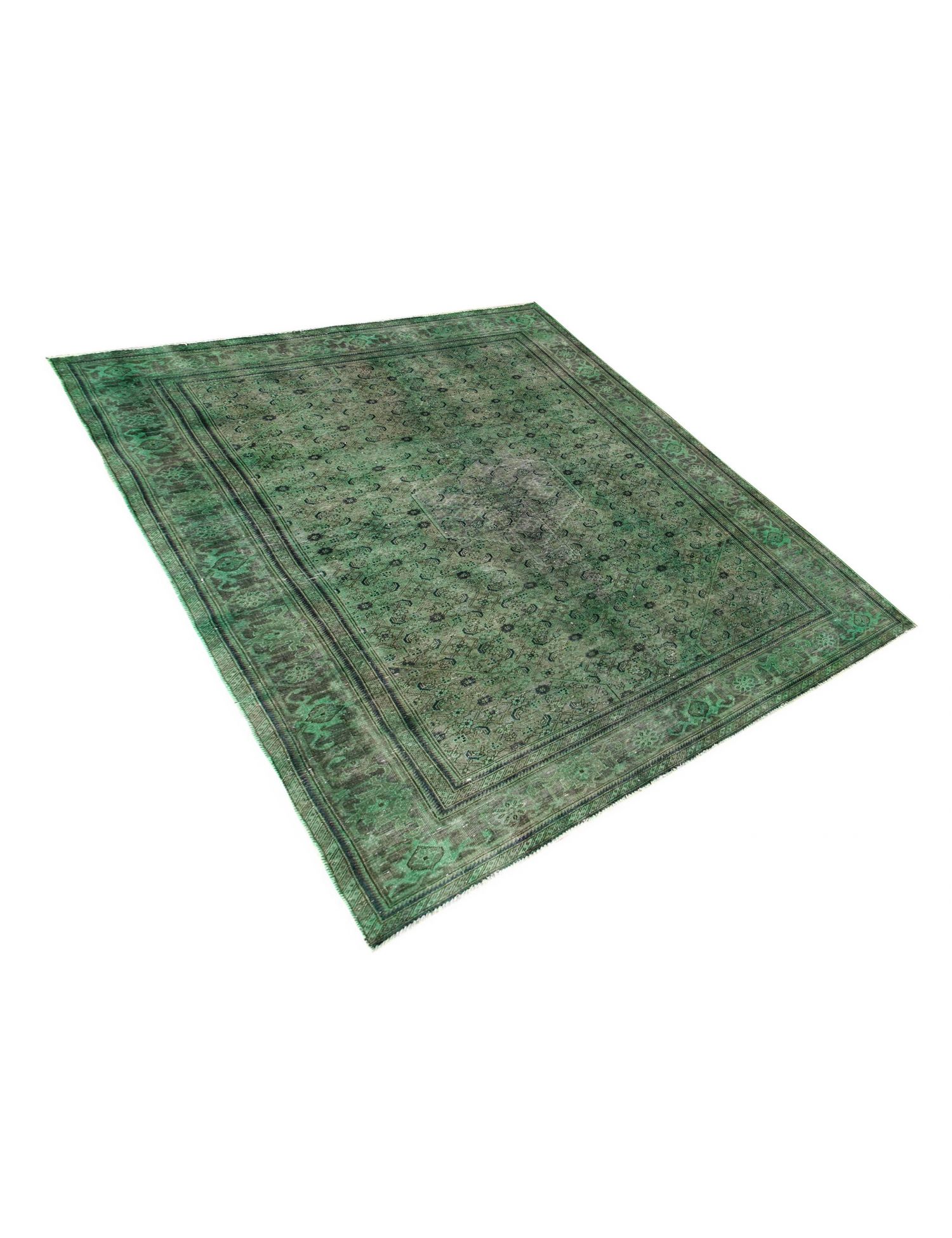 Alfombra persa vintage  verde <br/>313 x 213 cm