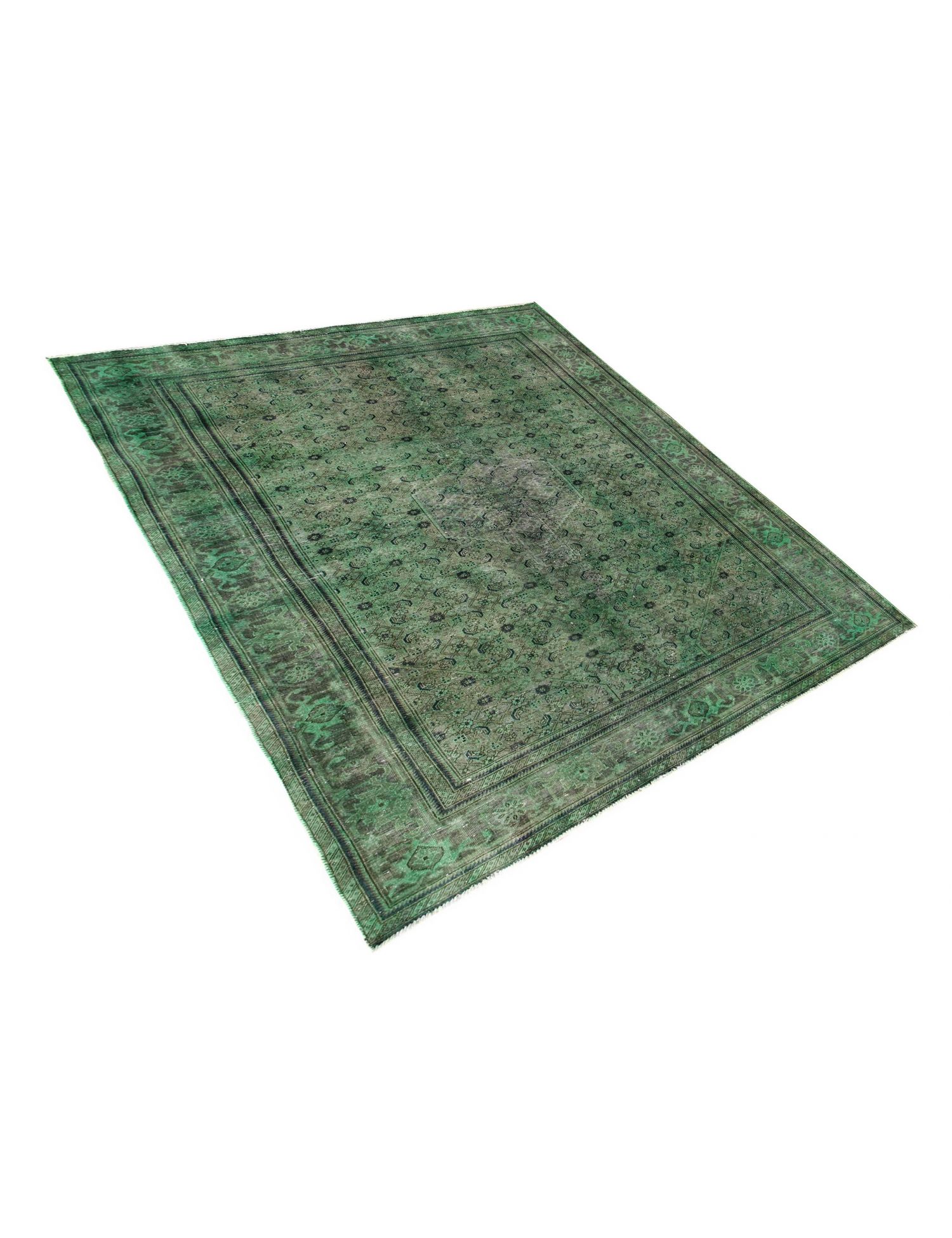 Tappeto vintage persiano  verde <br/>313 x 213 cm