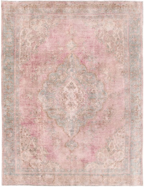 Beige Persien Retro Perserteppich 346 x 252 cm