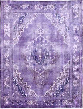 Alfombra persa vintage 384 x 283 púrpura