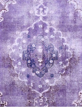 Lila Persien Persisk vintage matta  384 x 283 cm