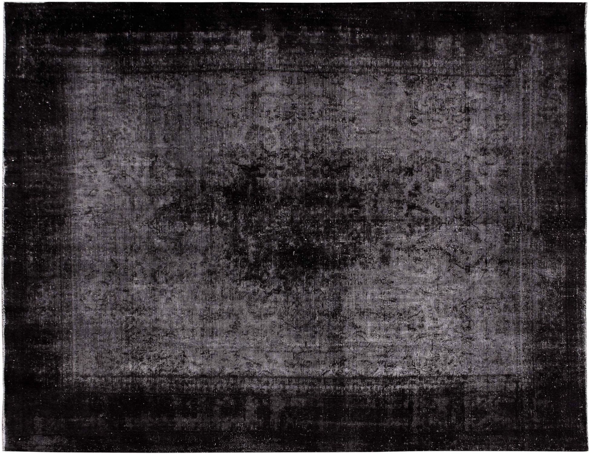 Tappeto vintage persiano  nero <br/>374 x 280 cm