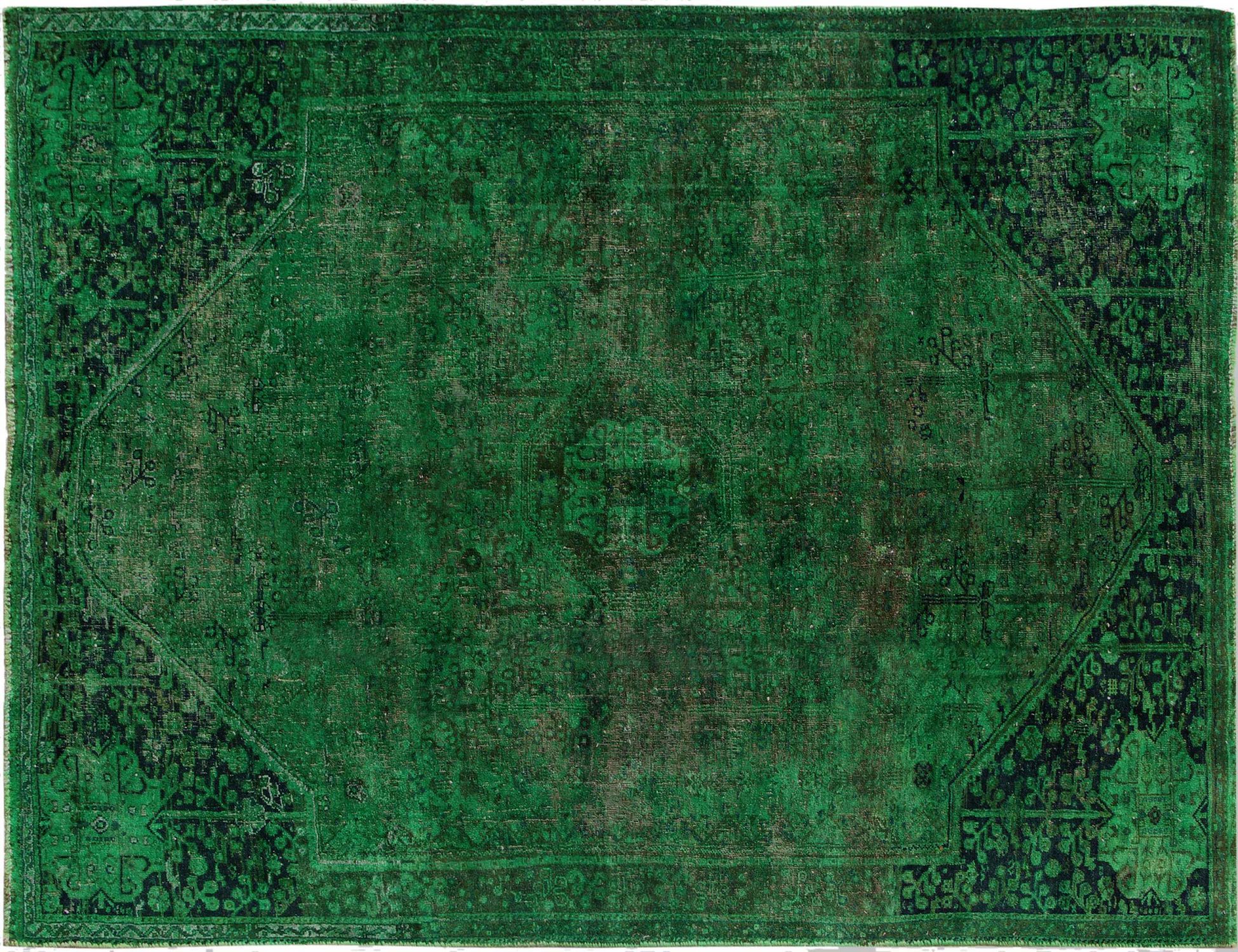 Alfombra persa vintage  verde <br/>270 x 173 cm