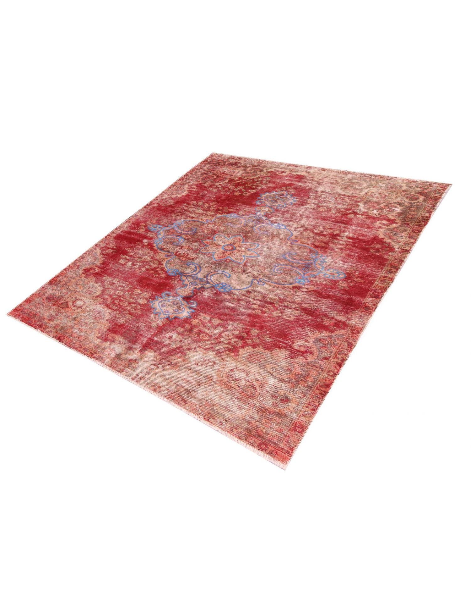 Persischer Vintage Teppich  rot <br/>246 x 140 cm