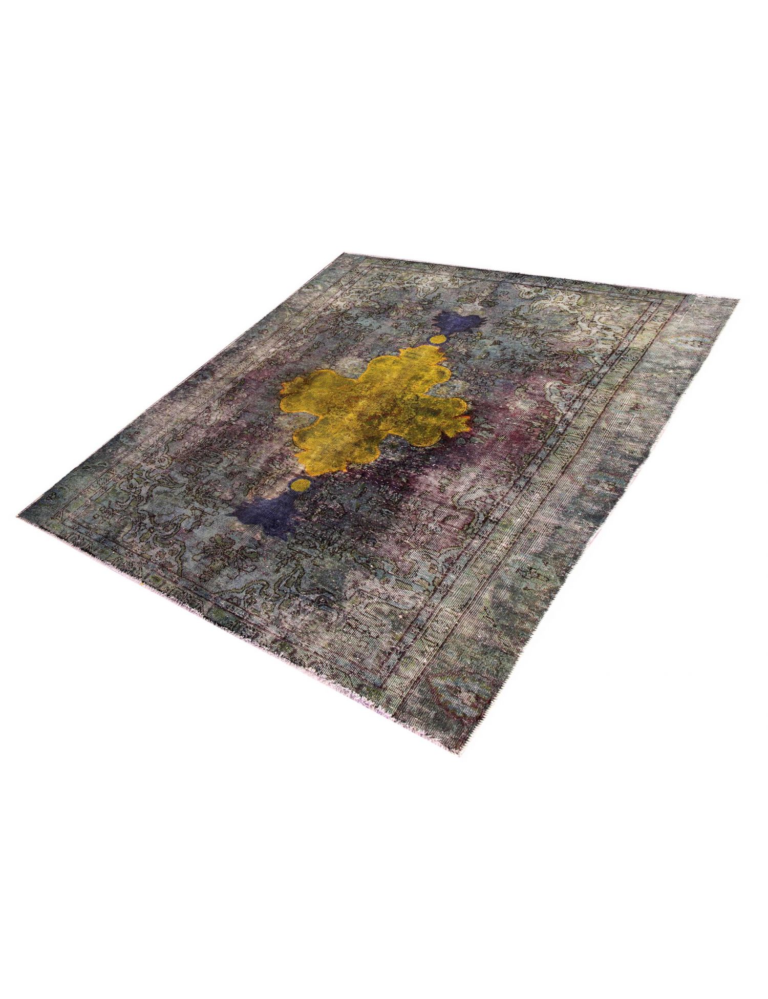 Tappeto vintage persiano  verde <br/>247 x 173 cm