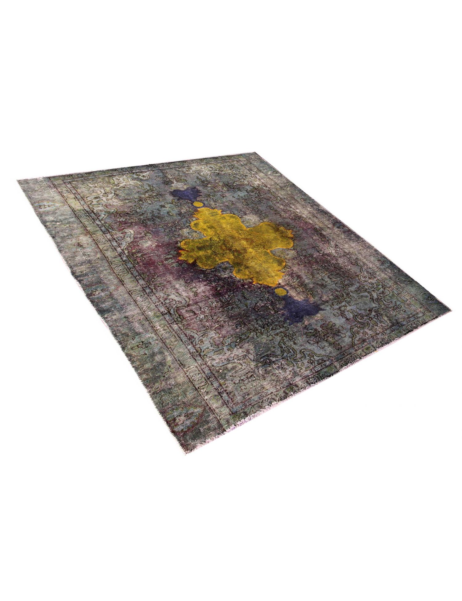 Tappeto vintage persiano  verde <br/>247 x 173 cm