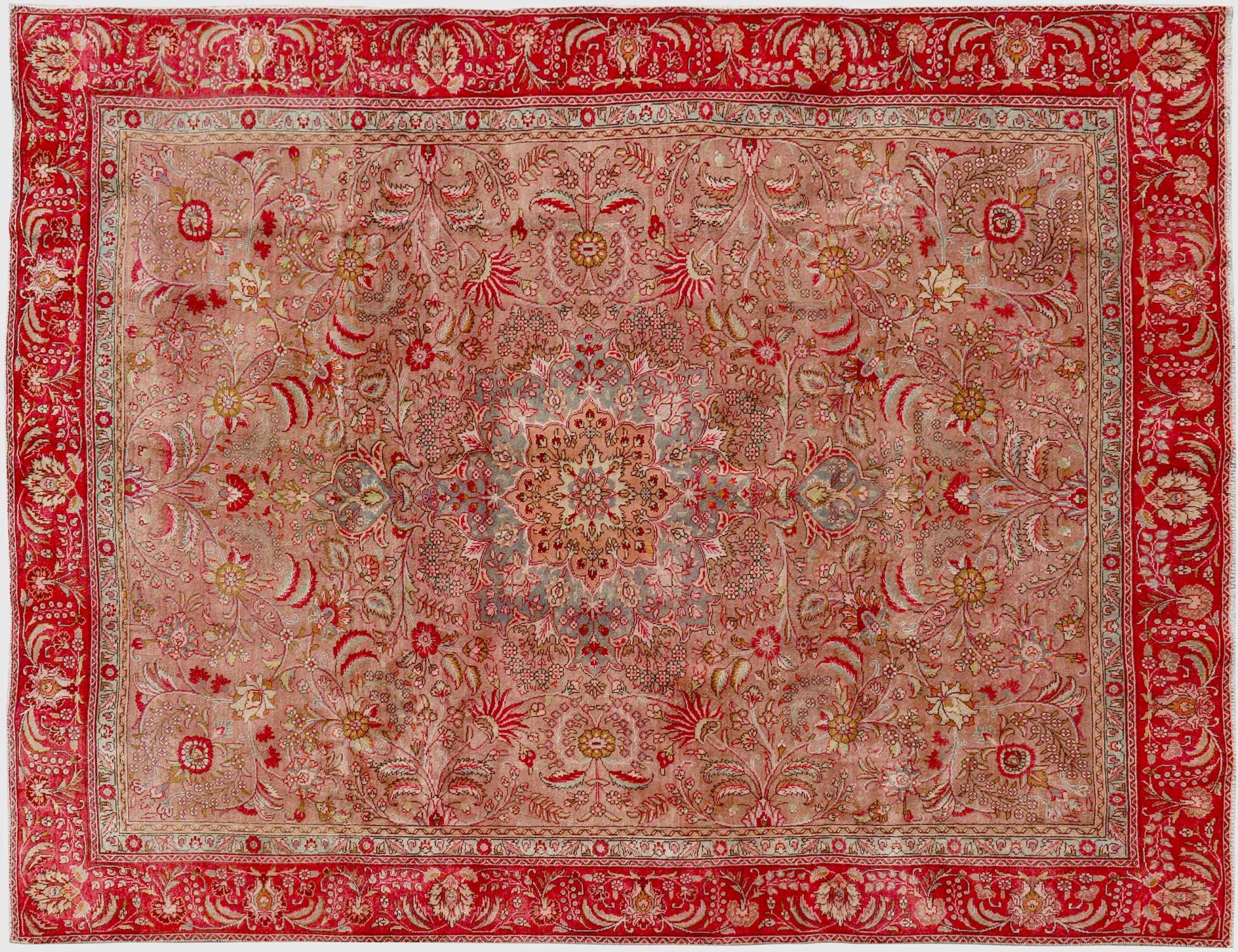 Retro Perserteppich  rot <br/>380 x 273 cm