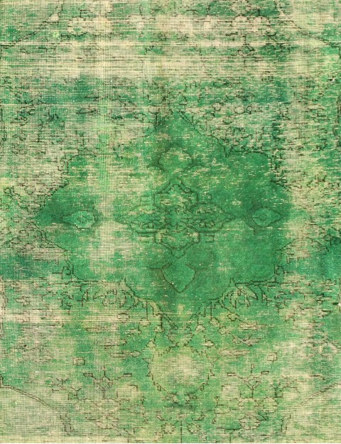 Vert Persan Tapis Persan vintage  277 x 177 cm
