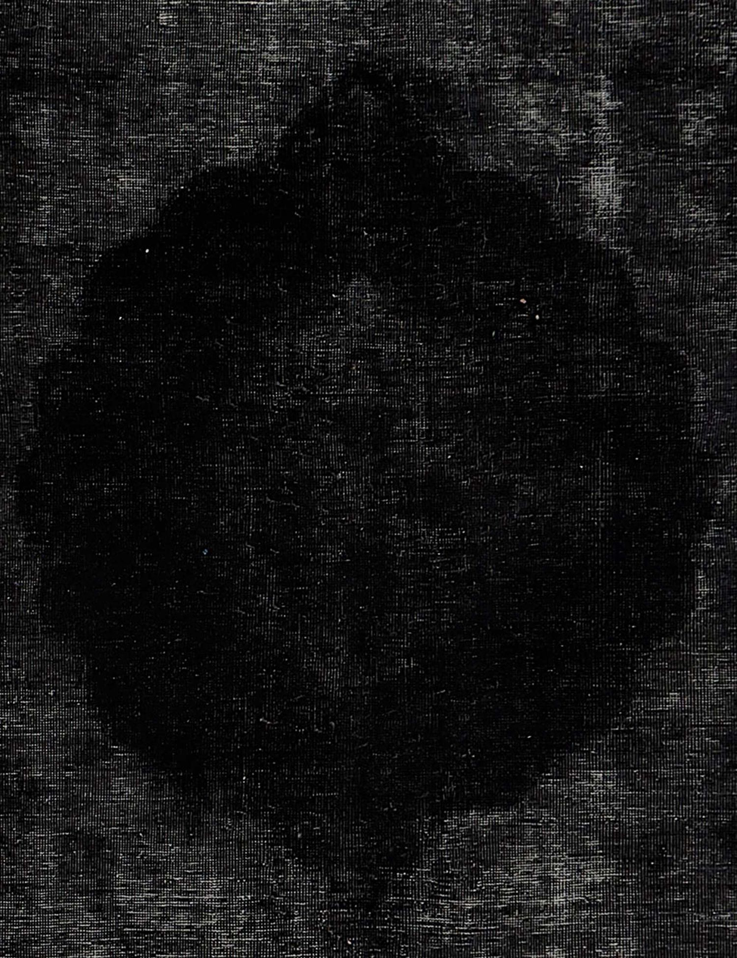 Vintagetæppe  sort <br/>216 x 150 cm