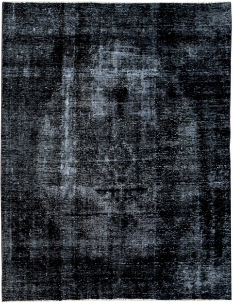 Schwarz Persien Vintage Teppich  268 x 203 cm