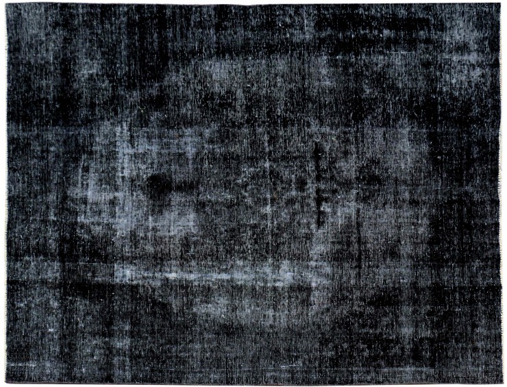 Zwarte Perzië Vintage Tapijt 268 x 203 cm