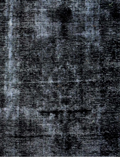 Schwarz Persien Vintage Teppich  268 x 203 cm