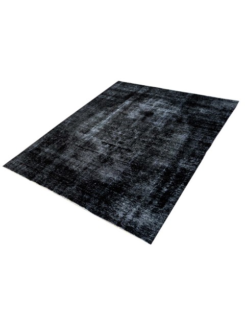 Schwarz Persien Vintage Teppich  268 x 203 cm