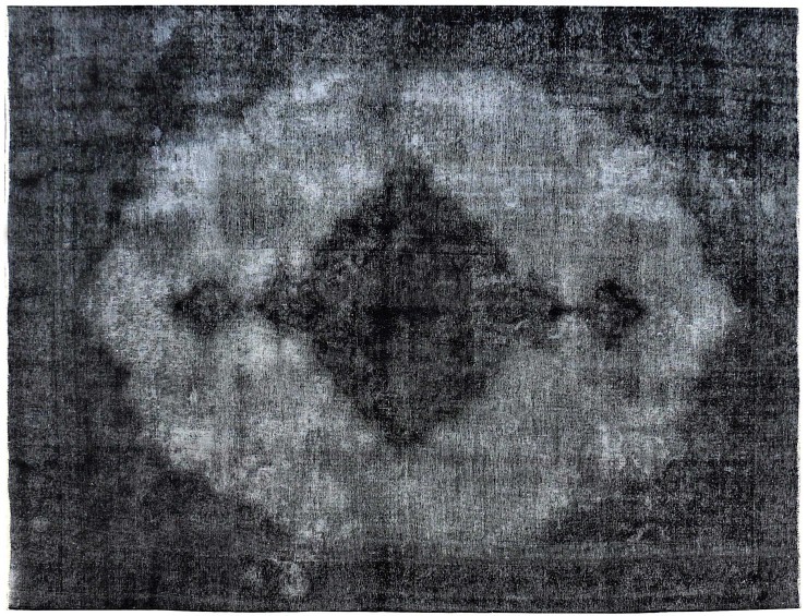 Zwarte  Perzië Vintage Tapijt  385 x 265 cm