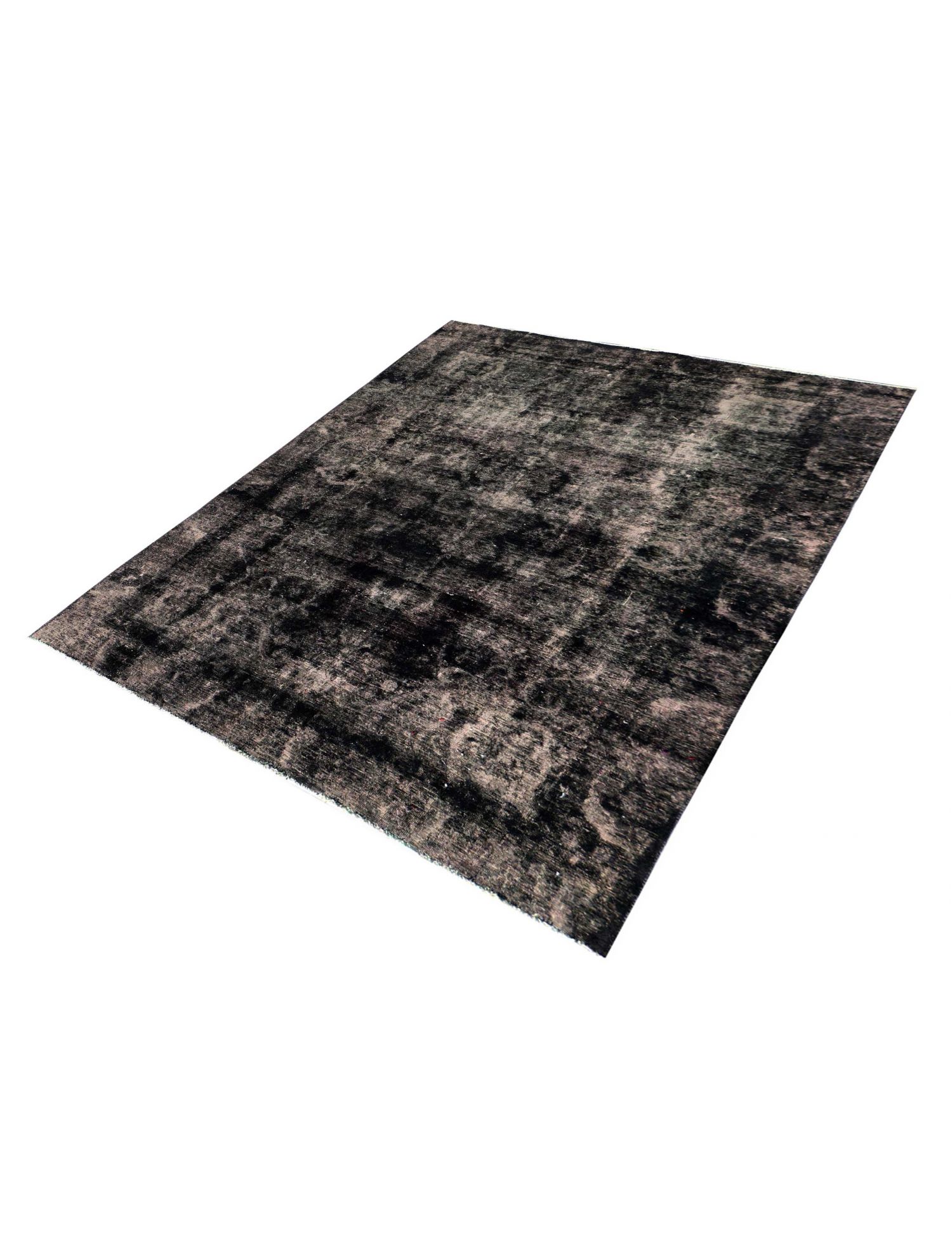 Black Persia Vintage Carpet  278 x 195 cm - Unique Handmade Carpet