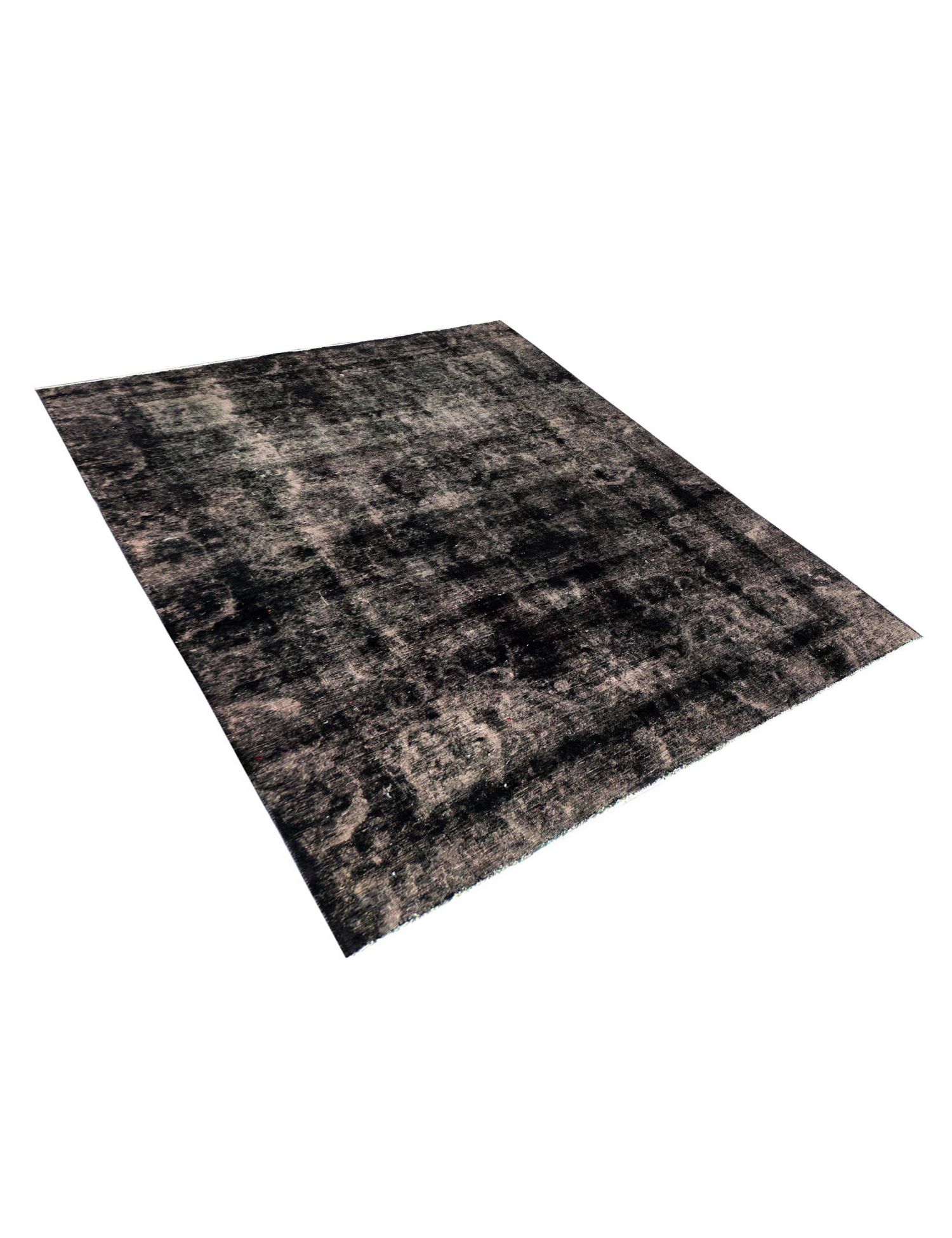 Black Persia Vintage Carpet  278 x 195 cm - Unique Handmade Carpet
