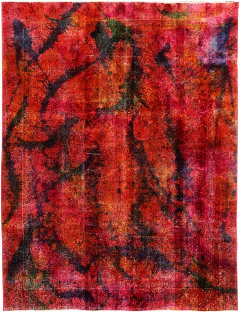 Mehrfarbig Persien Vintage Teppich 346 x 274 cm